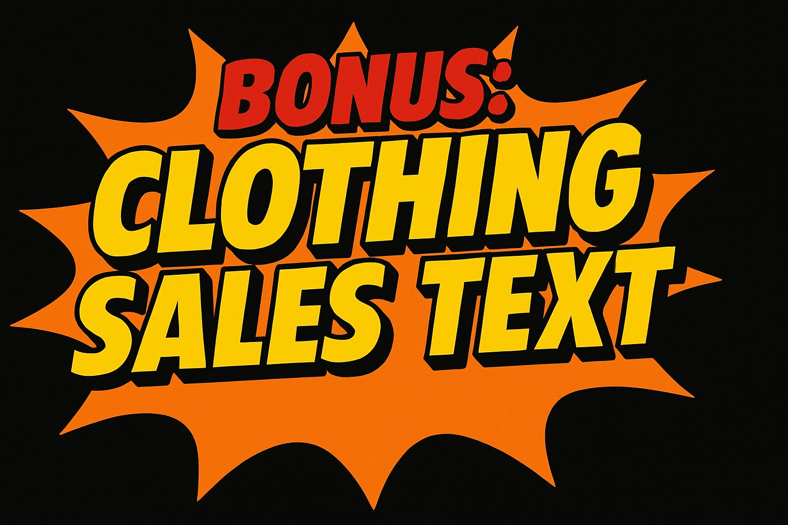 Bonus: Clothing Sales Text - FitPro Lead Gen