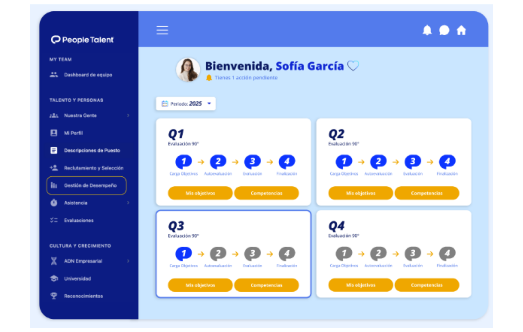 Gestión de desempeño - Gestión de desempeño