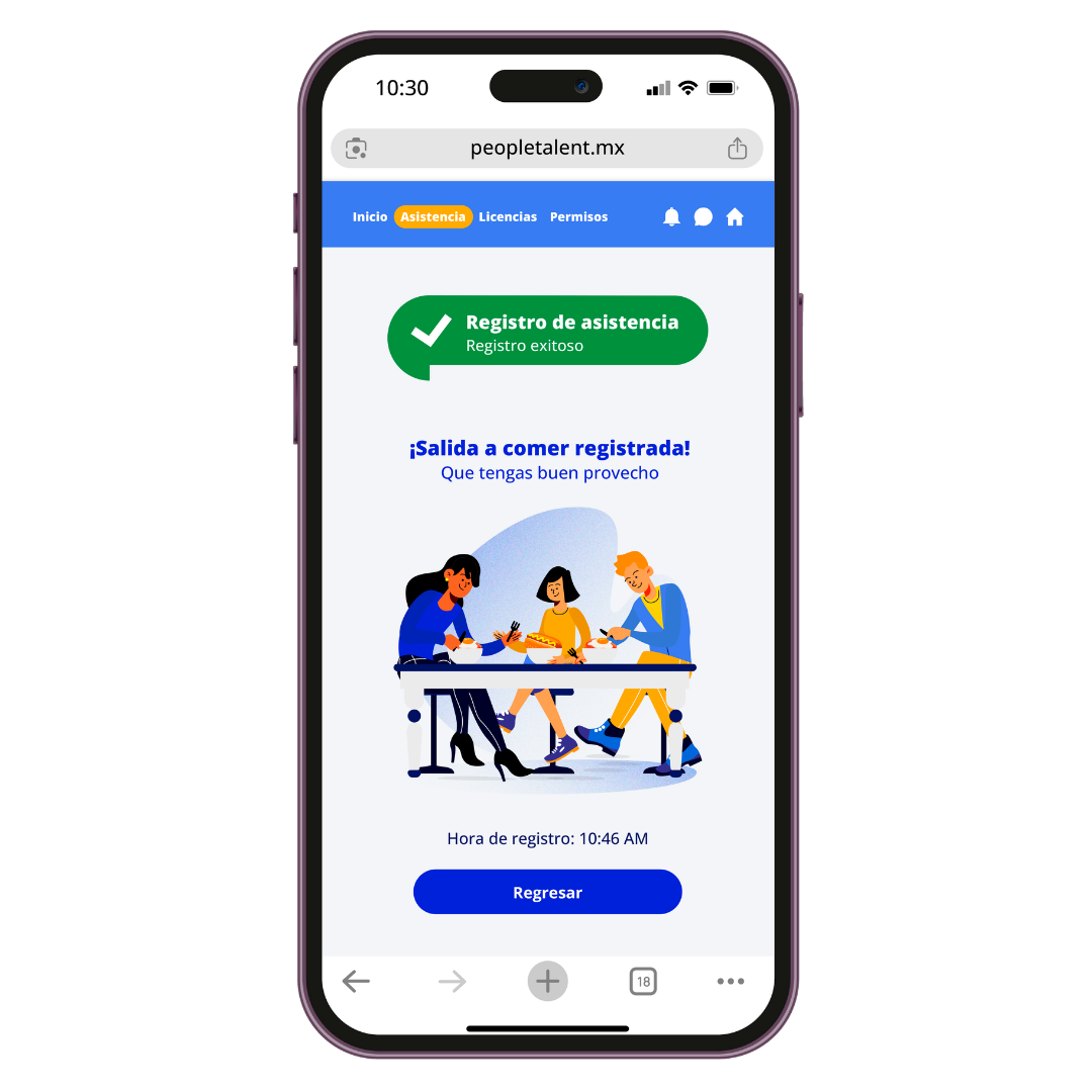 Desarrollo organizacional - Control de asistencia remota
