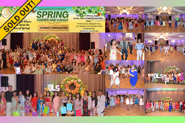 DanceLifeSocials Spring Dinner & Dance 2025 lit up Toronto with rhythm, joy, and community. A sold-out night of dancing, laughter, and memories that left everyone wanting more! DanceLifeSocials Spring Dinner & Dance 2025 lit up Toronto with rhythm, joy, and community. A sold-out night of dancing, laughter, and memories that left everyone wanting more!