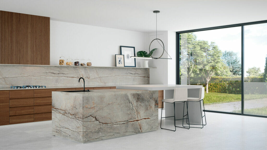 Porcelain countertop