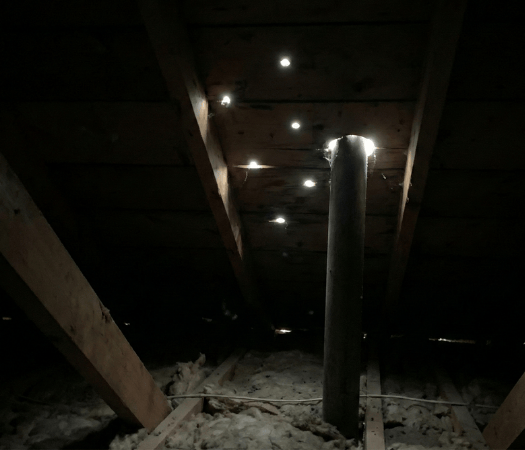 sunlight in the attic