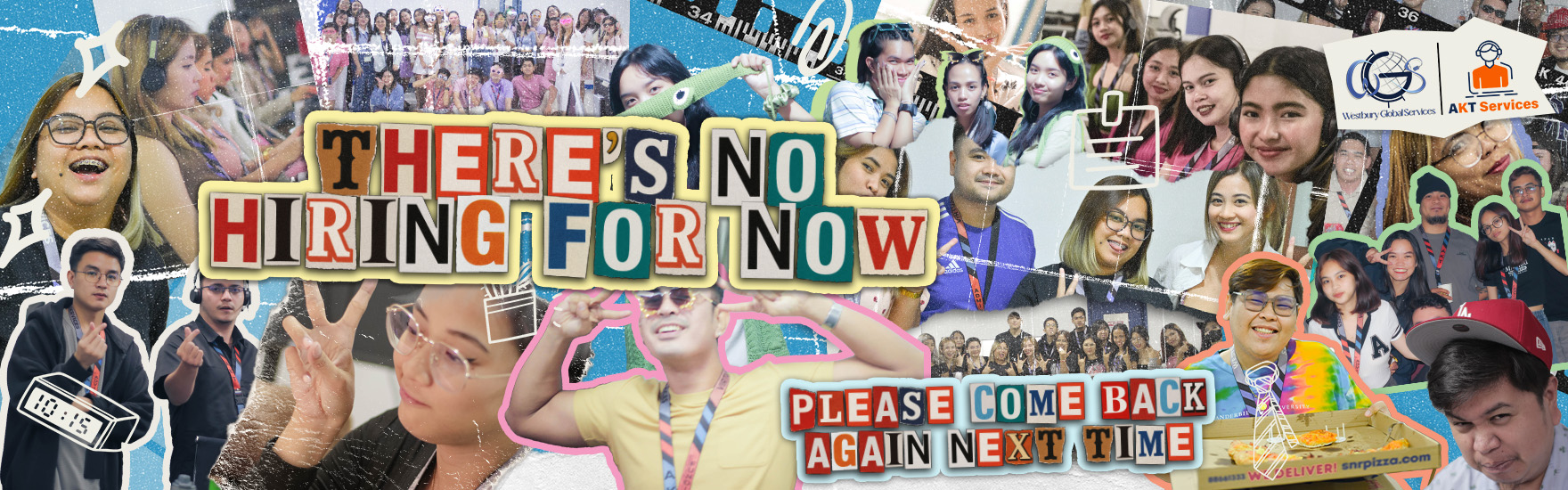 No hiring banner