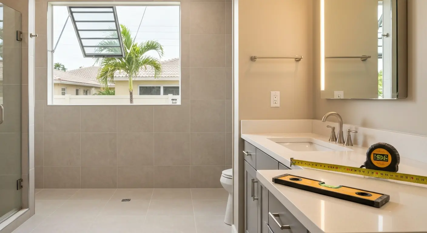 Bathroom remodel in Weston