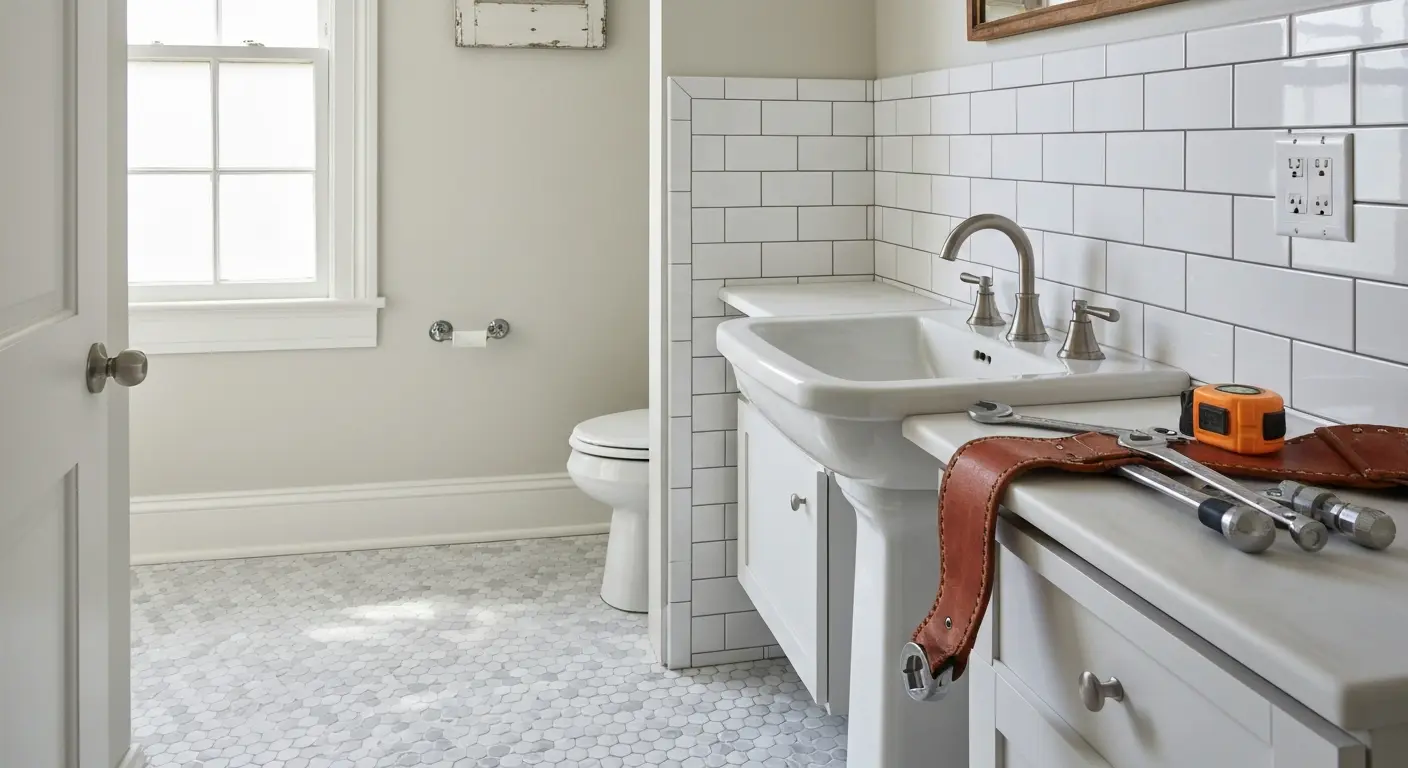 Bathroom remodeling project