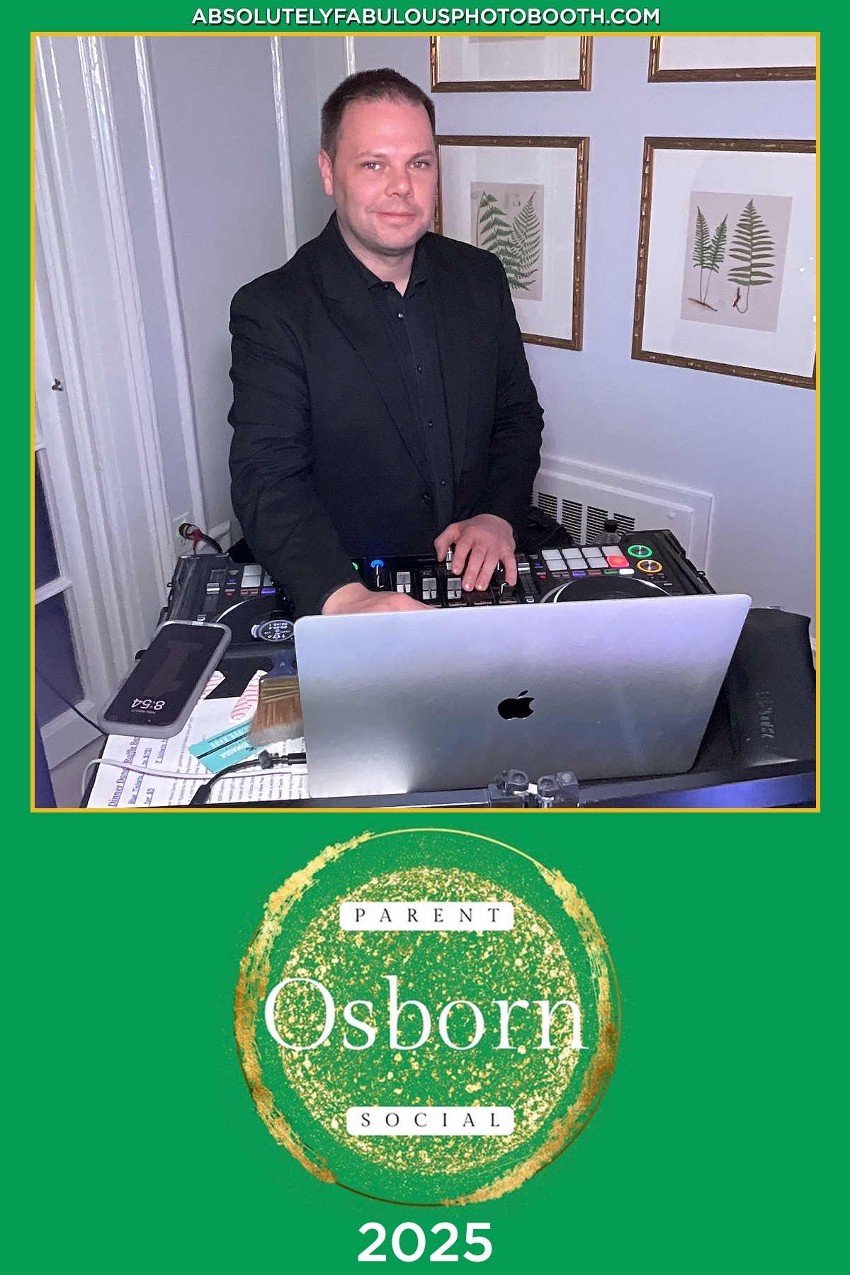Absolutely Fabulous Photo Booth at the Manursing Island Club in Rye, NY with James Rimassa of e-squared productions