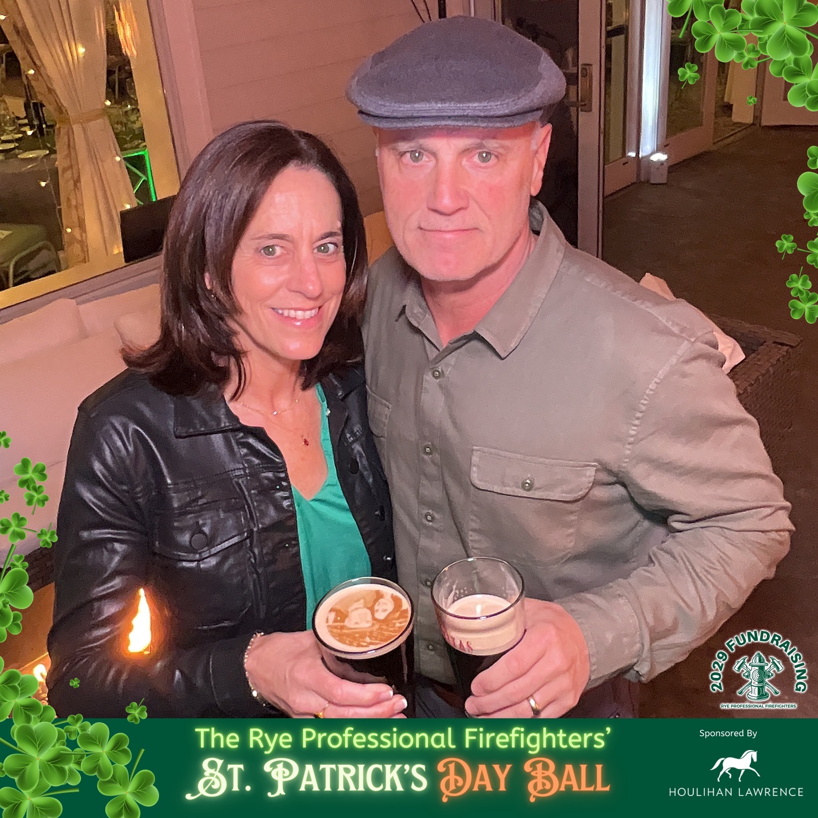 Absolutely Fabulous Photo Booth at the Rye Professional Firefighters’ St. Patrick’s Day Ball, Manursing Club, Rye, NY