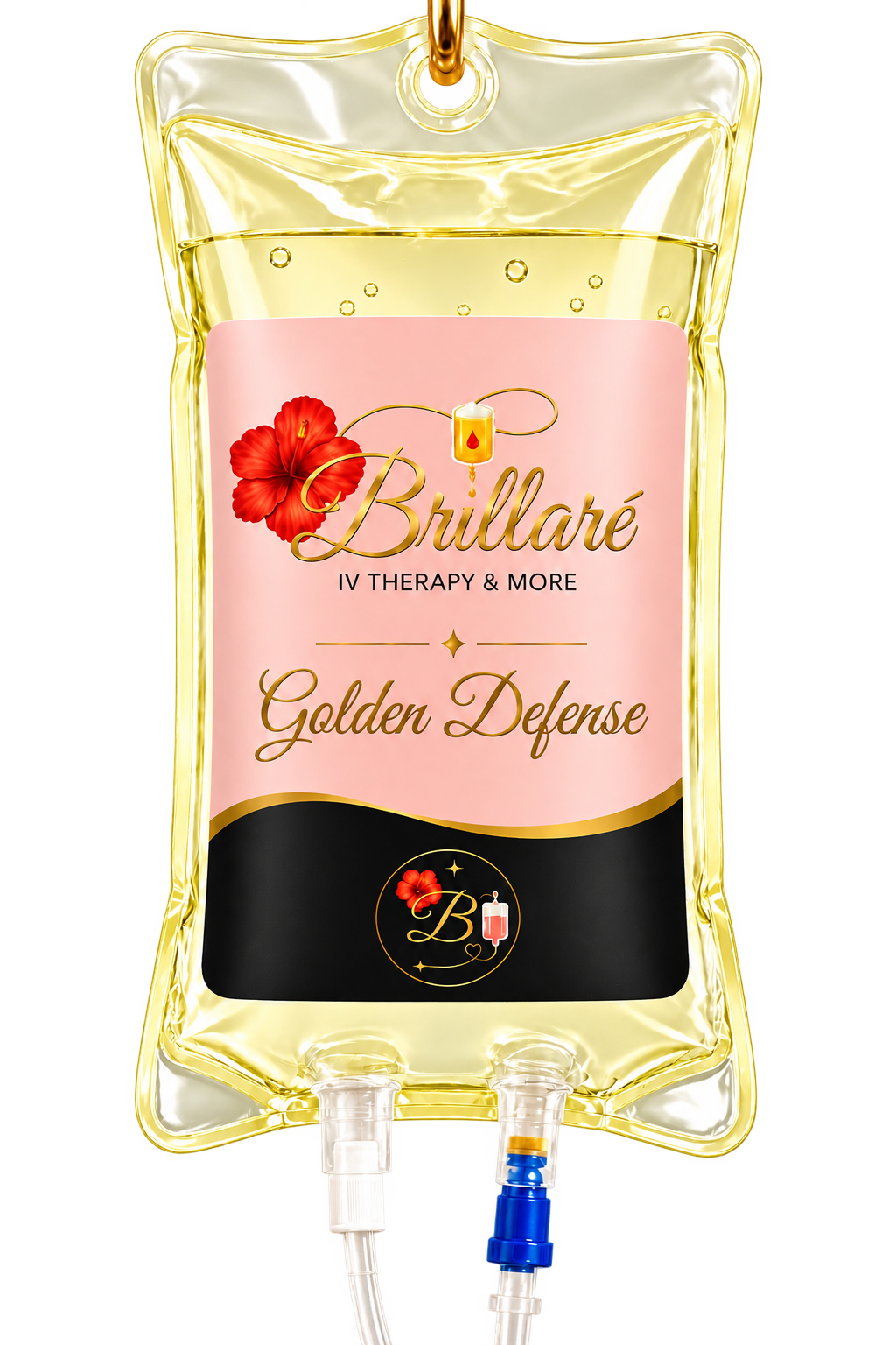 Golden Defense IV therapy bag among the Brillaré collection