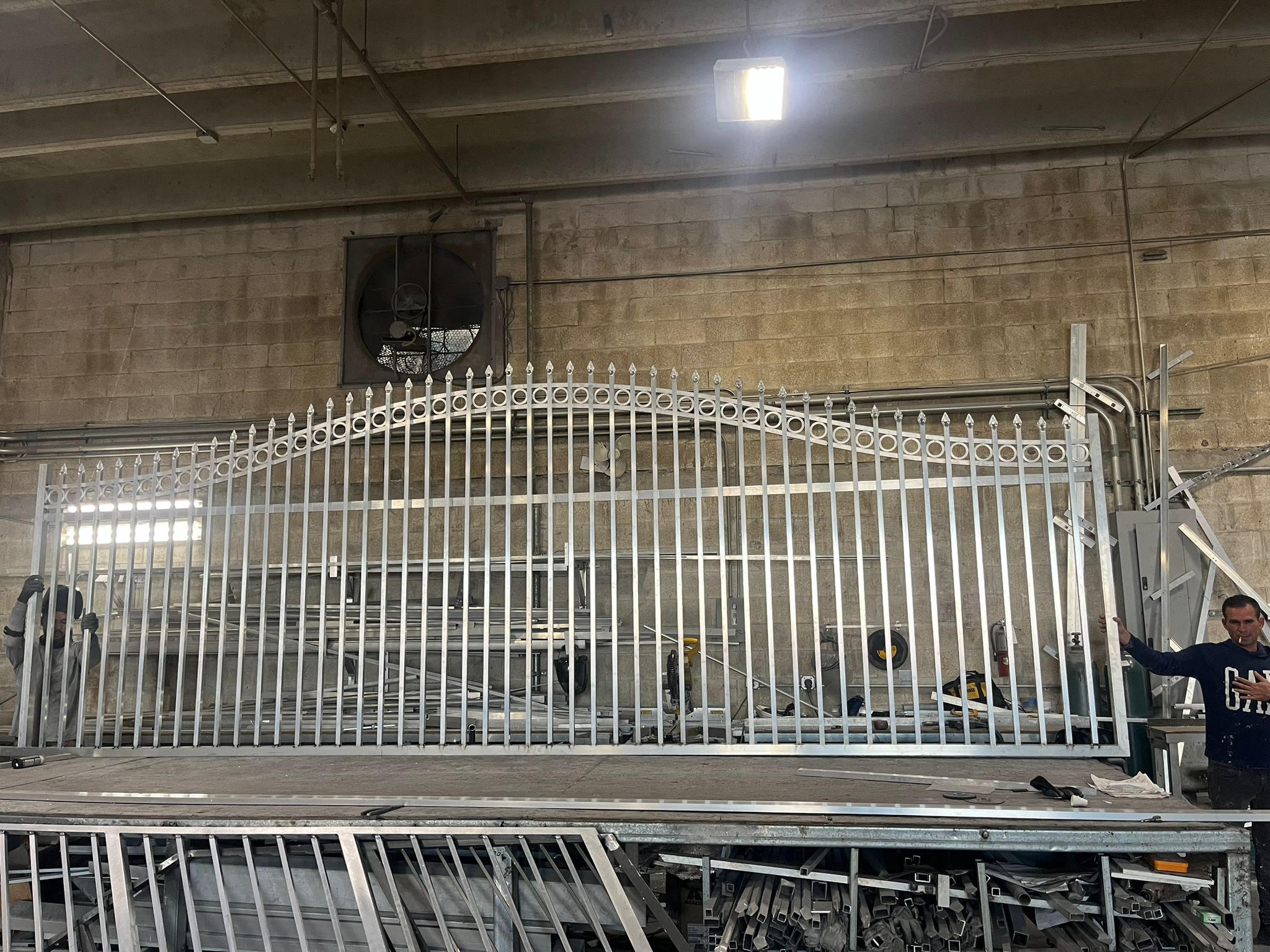 Custom metal fabrication detail work by Micha Solution Welding