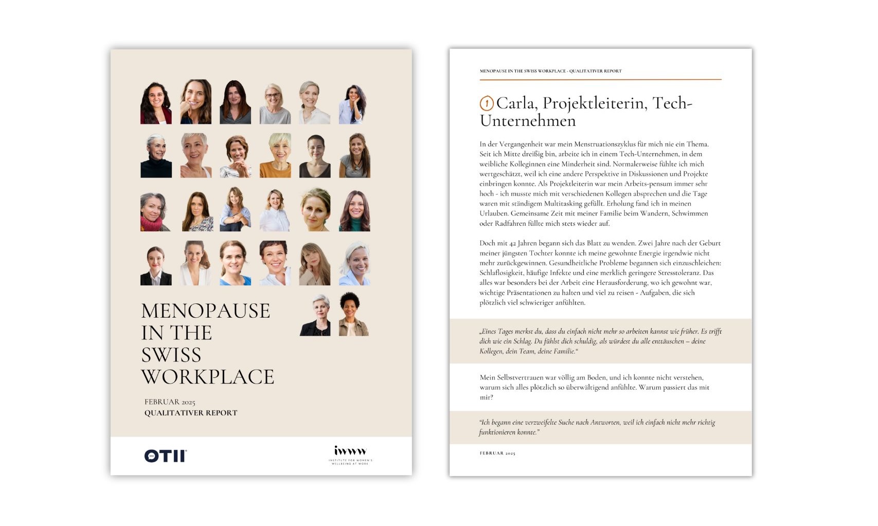 Jetzt live: Der qualitative Report zur Studie ‘Menopause at the Swiss Workplace’
