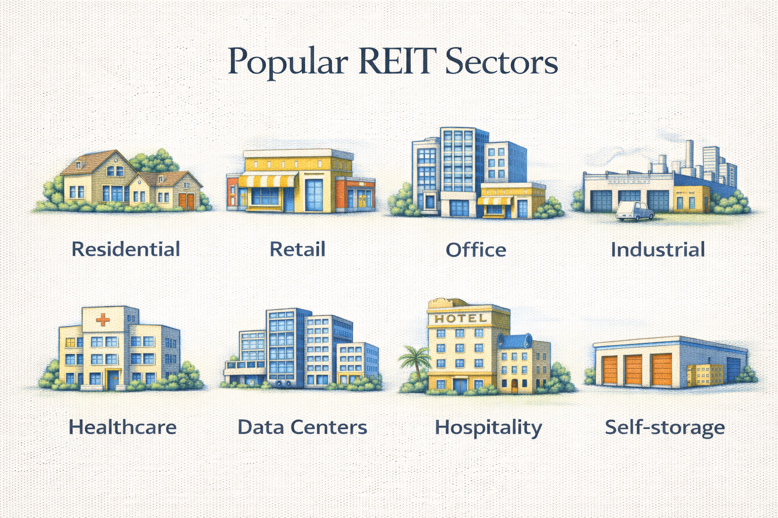 Popular REITs Sectors