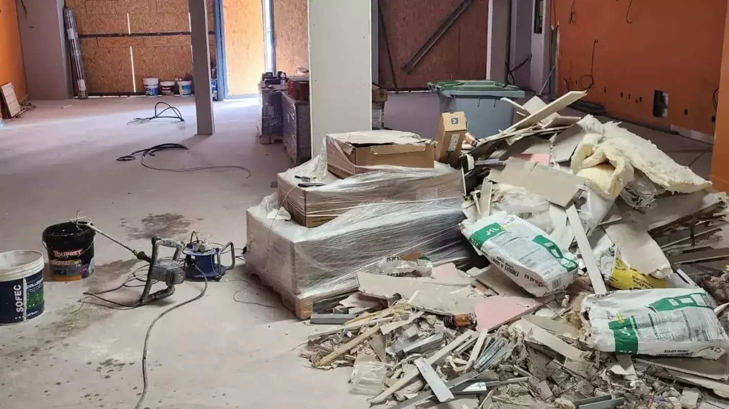 Nettoyage fin de chantier locaux 