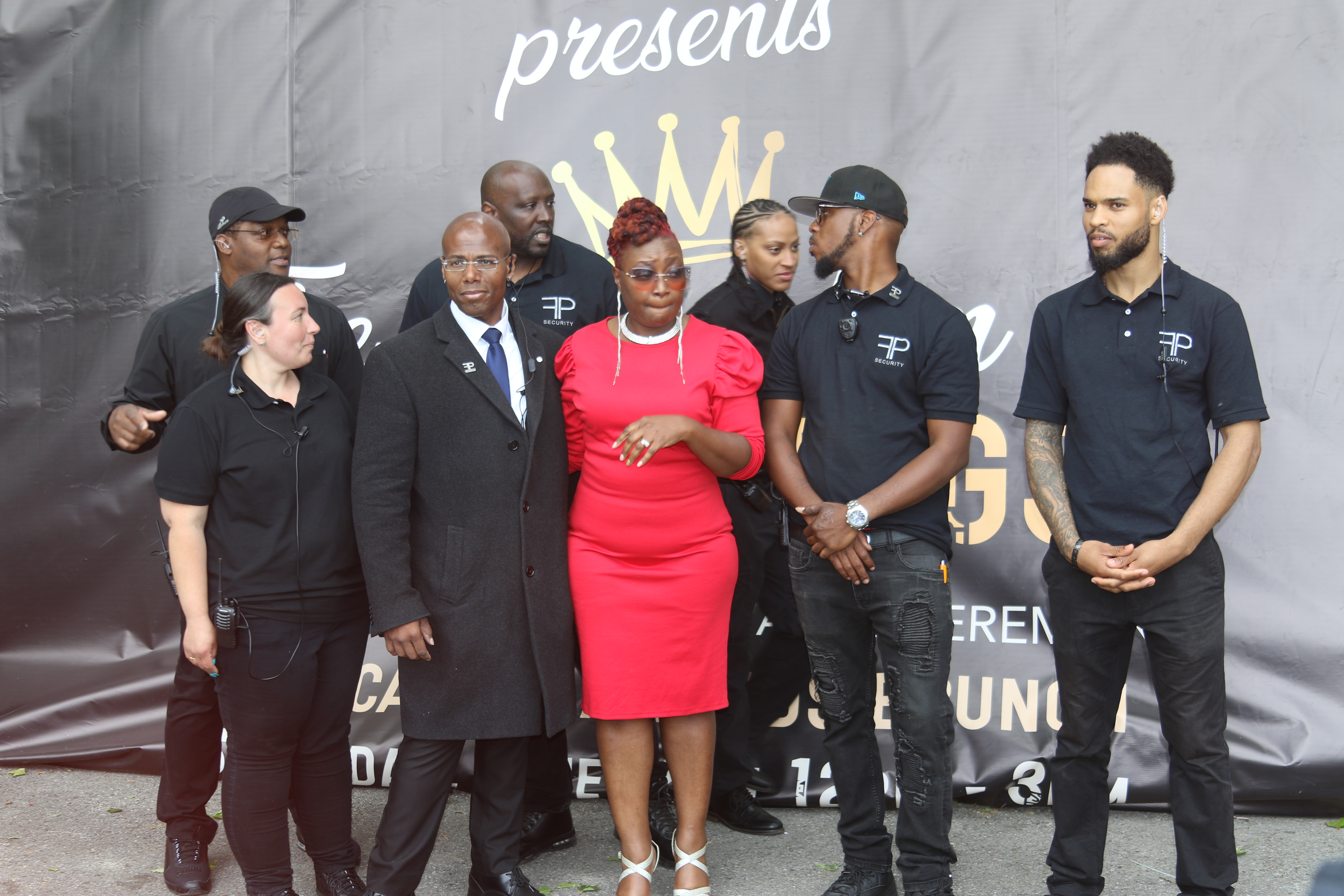 ATHENIA RODNEY CEO and Founder, Umoja Events and Juneteenth NY Organization Together with Security team Juneteenth 2022