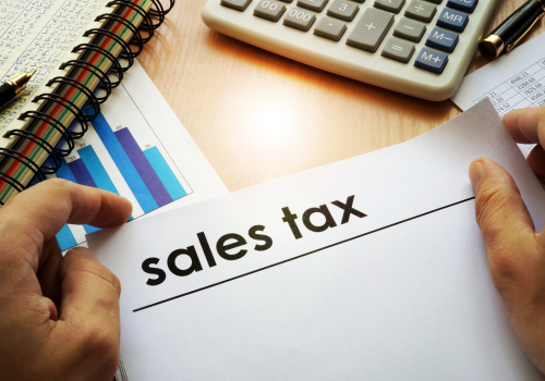 Separate sales tax from income before tax season