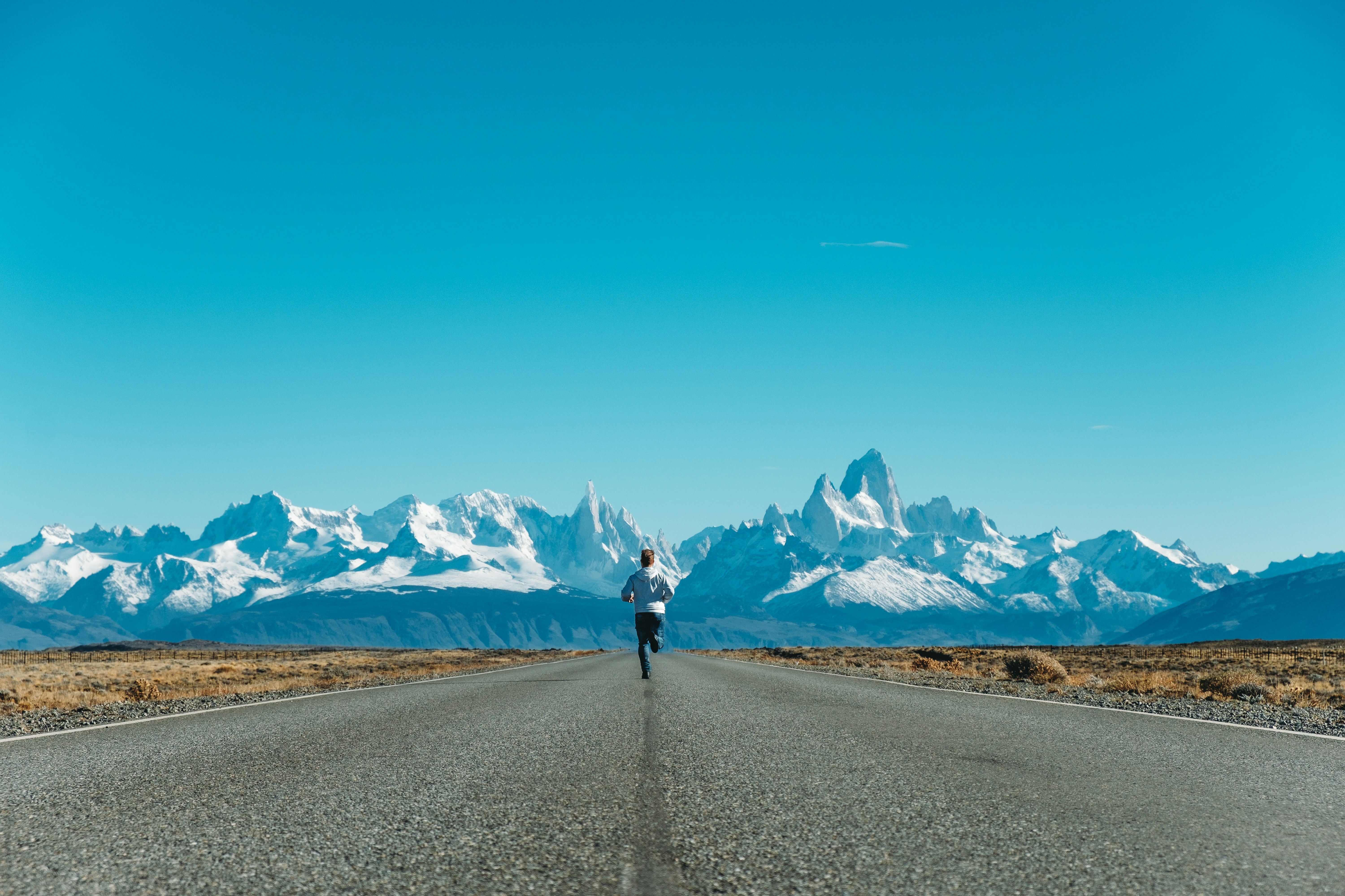 Running in the Mountains