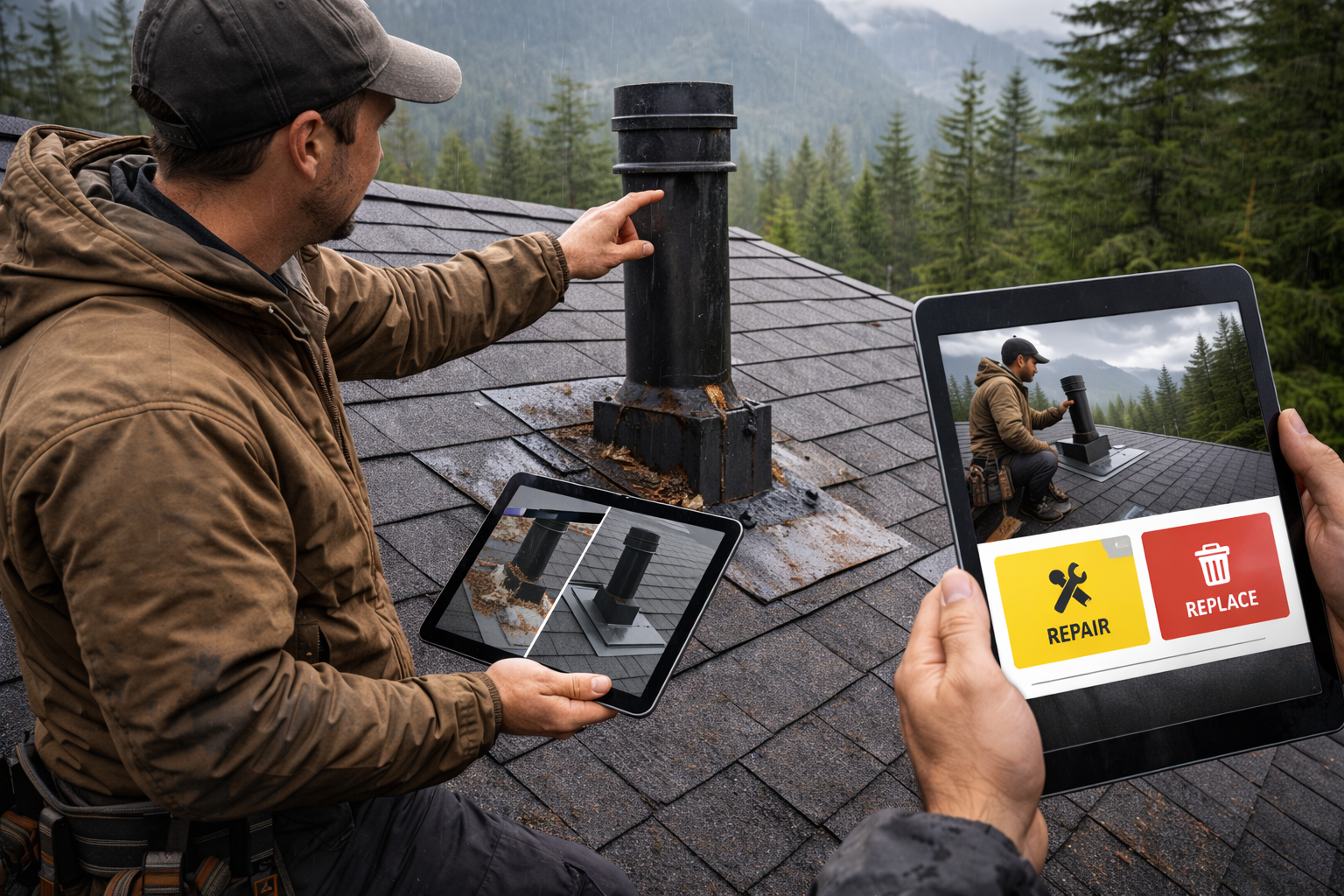 Roof inspection documentation