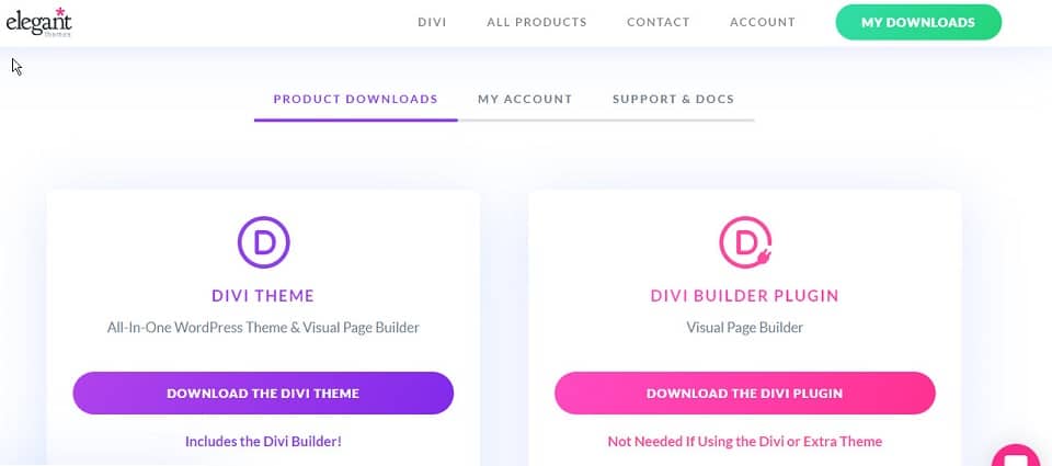 divi theme and page builder plugin