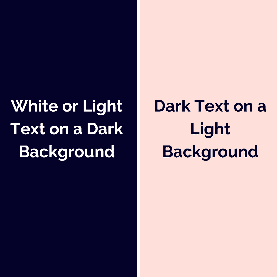 light and dark background