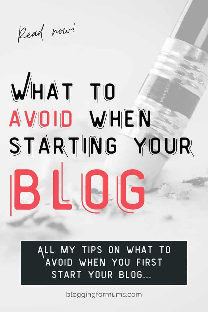 30 mistakes to avoid as a beginner blogger in 2022