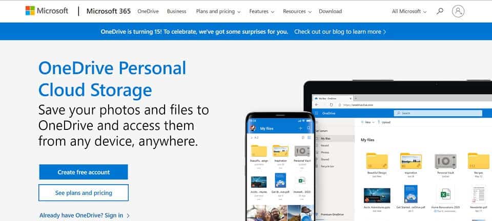 get onedrive account