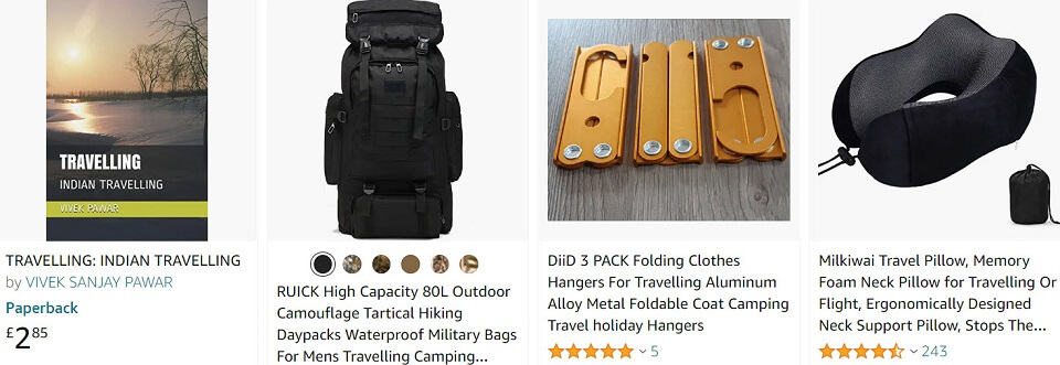 travel accessories on amazon