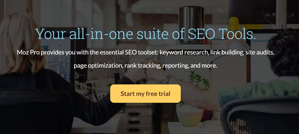 Moz SEO tool free trial