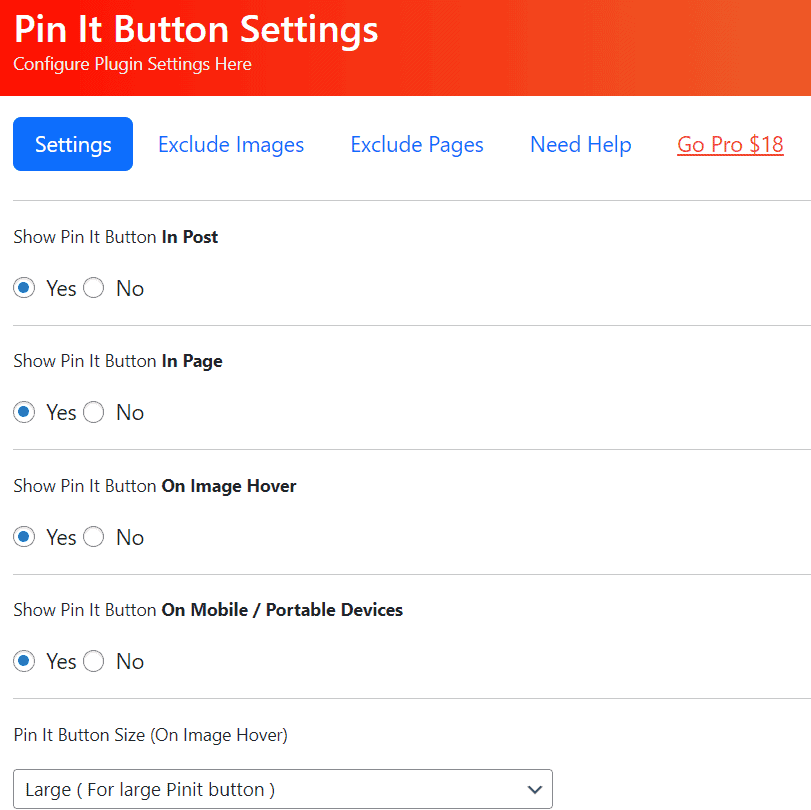 pin it button settings