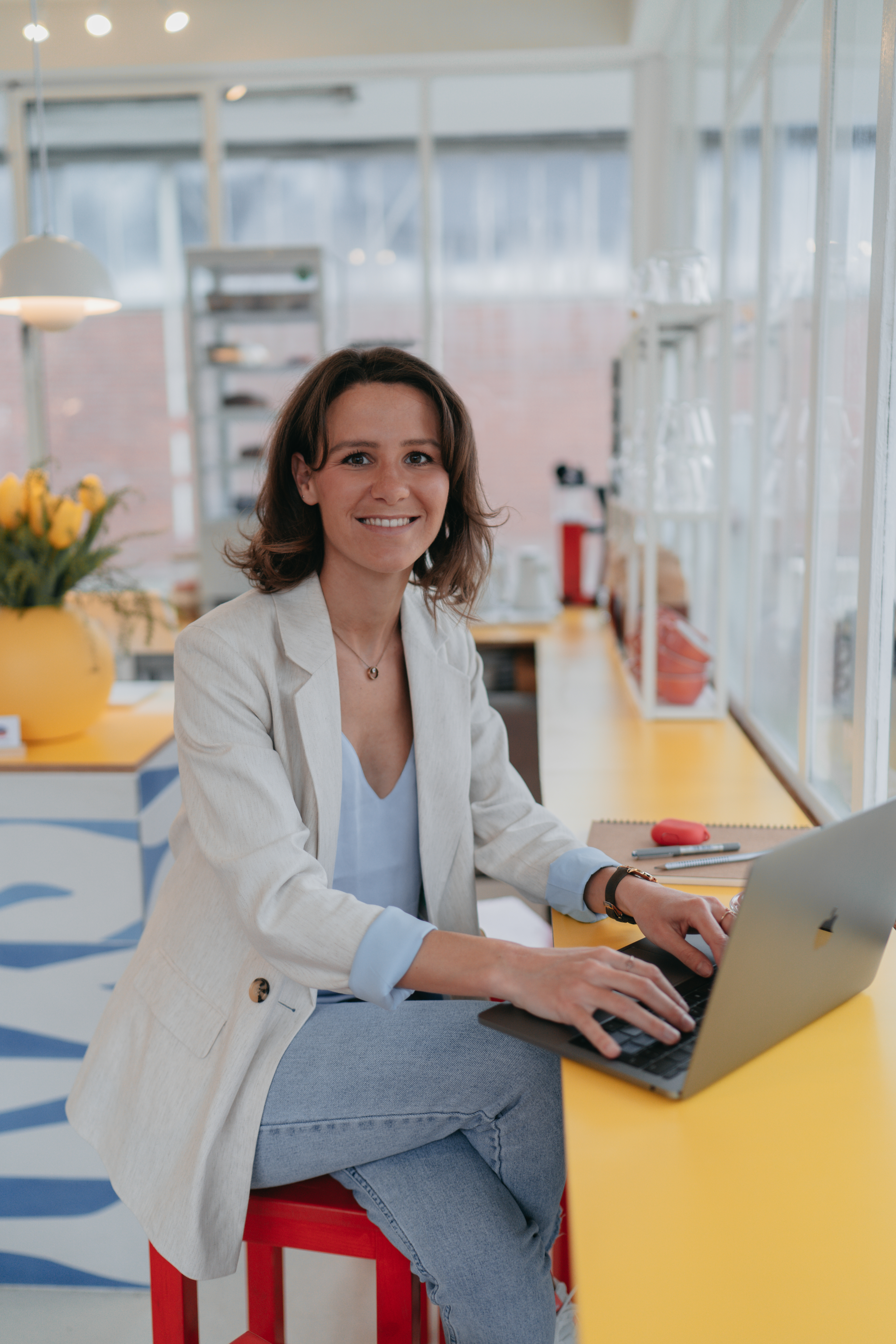 Ines Schwarz in einem Workshop