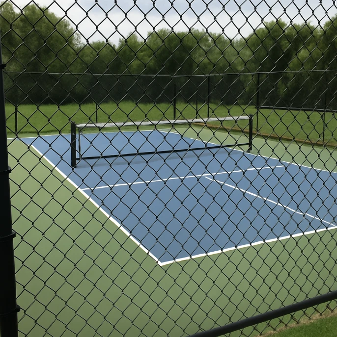 pickleball court fencing pickleball court fencing