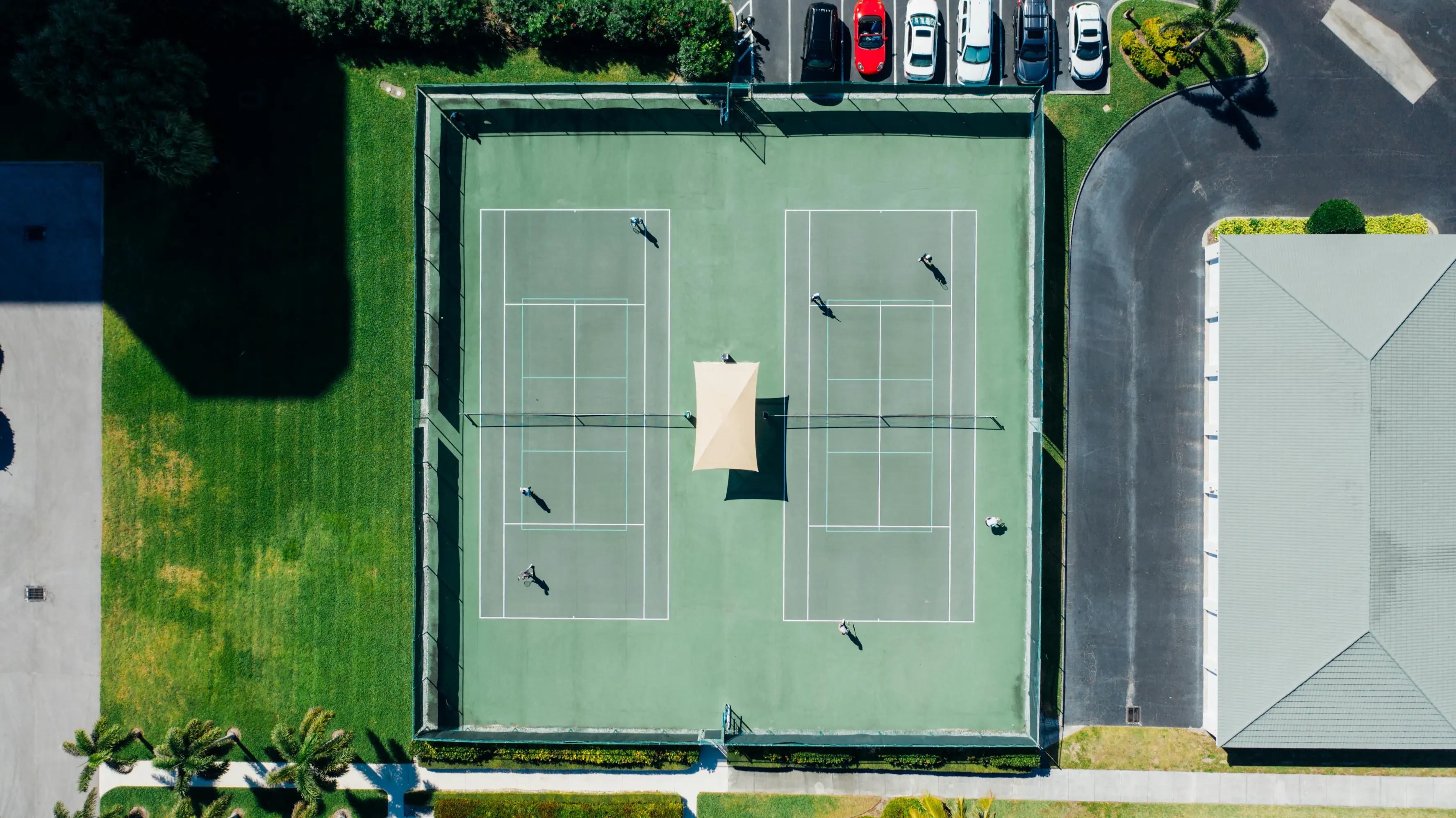 sample image for topic about How Many Pickleball Courts Fit in a Tennis Court