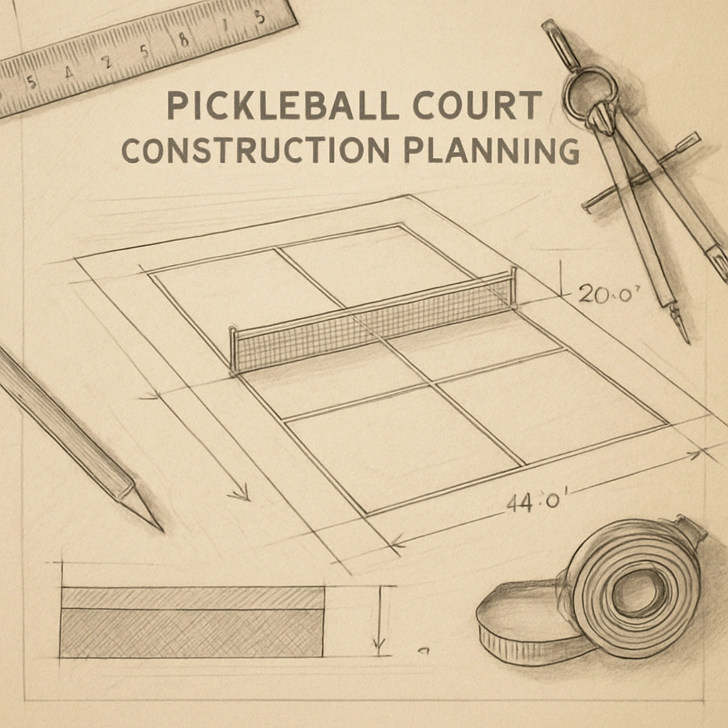 concept image for topic on pickleball court builders