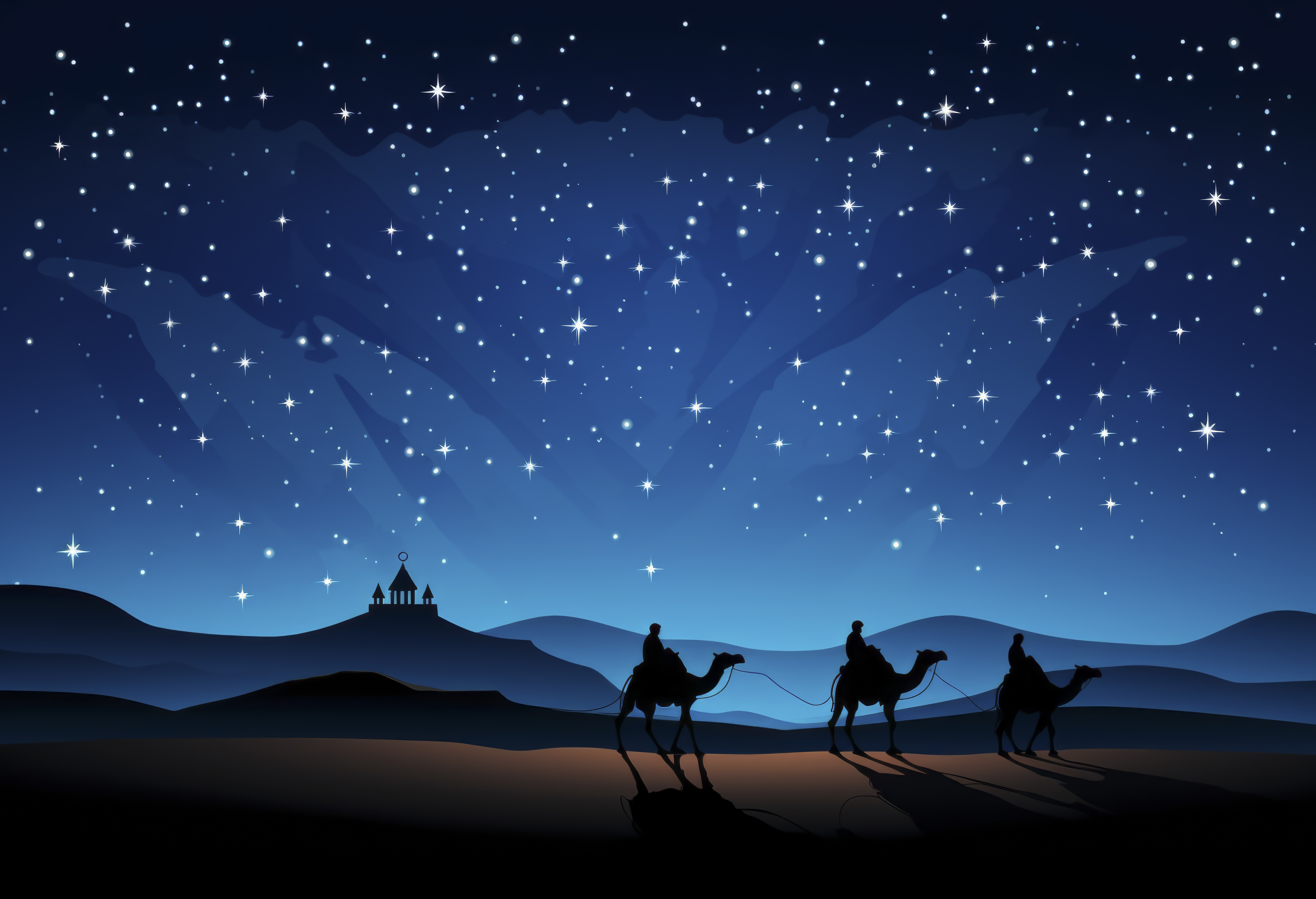 Birthplace of Jesus in Bethlehem with stable scene Birthplace of Jesus in Bethlehem with stable scene
