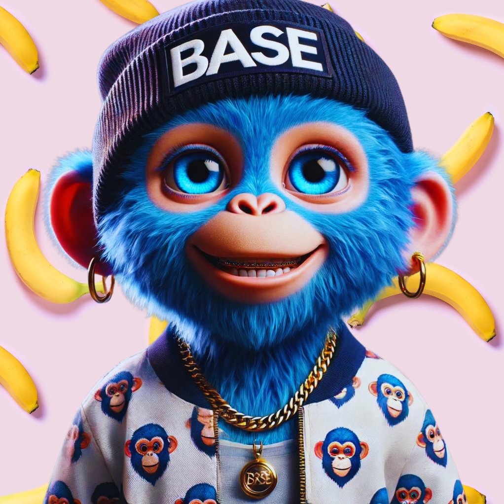 Base Apes NFT Cute Monkey