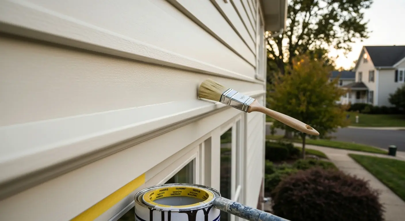 Painted trim detail