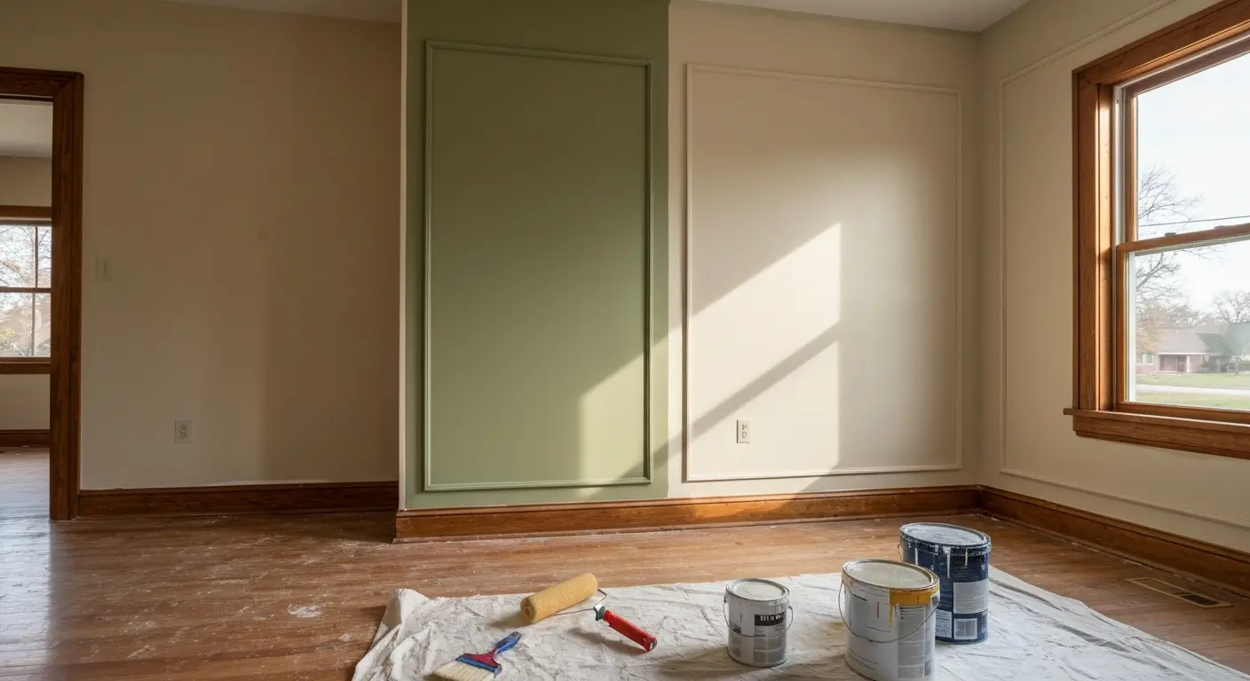 Interior painting in Broken Bow home