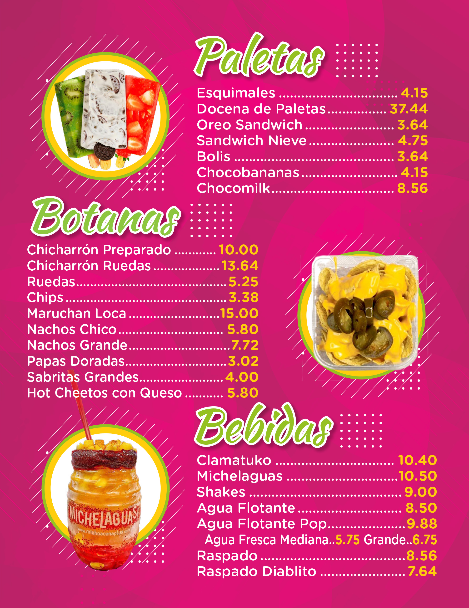 Menú 2