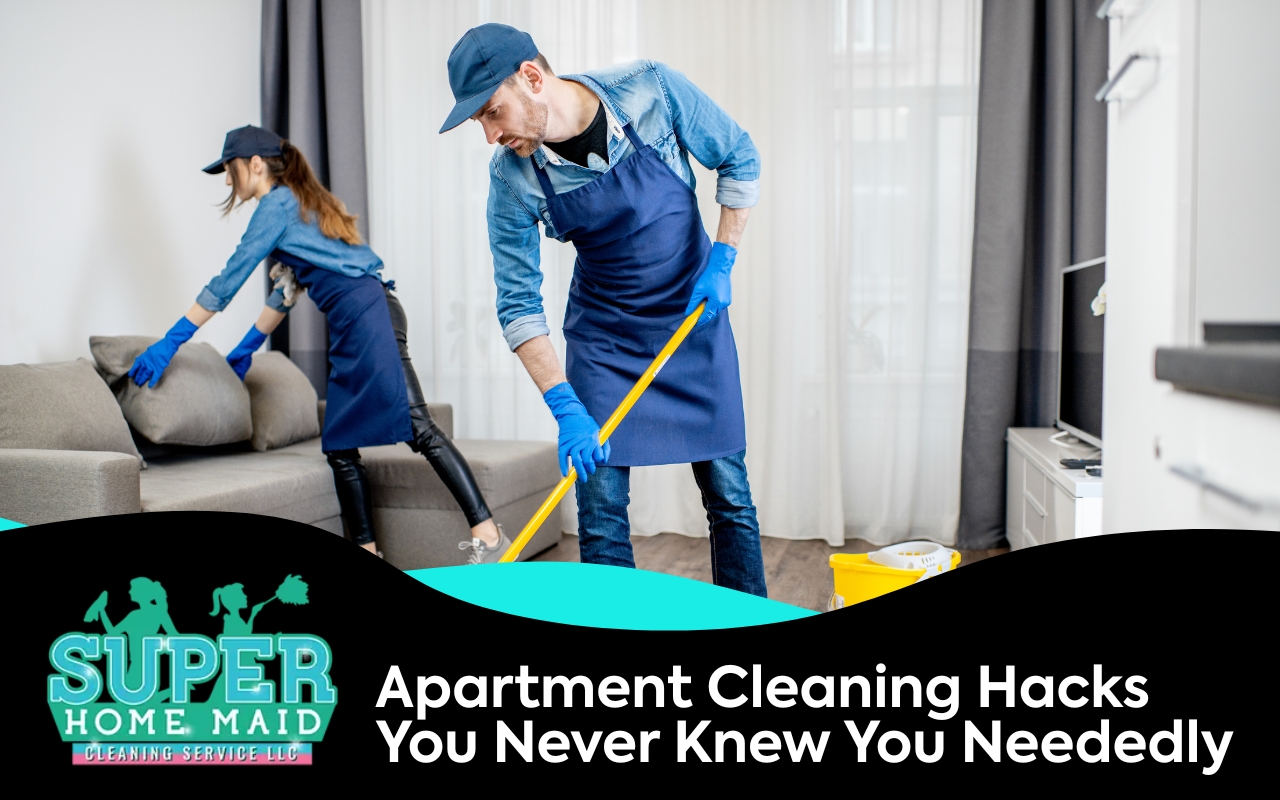 Essential tools for apartment cleaning hacks