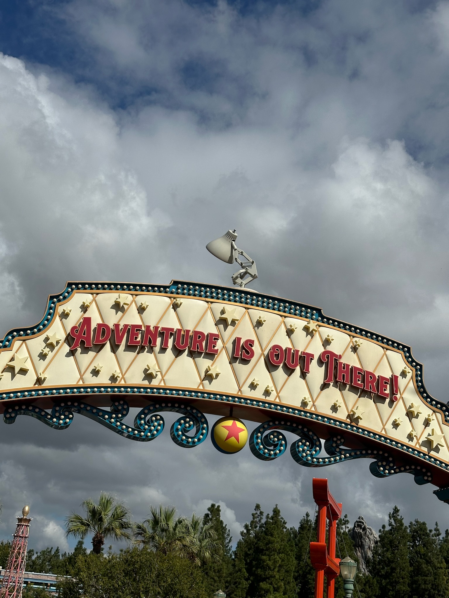 Disney California Adventure sign 