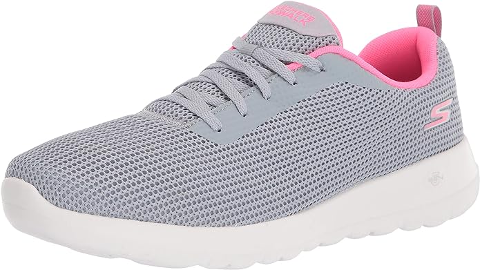 grey and pink walking shoe, great for all day walking at disneyland