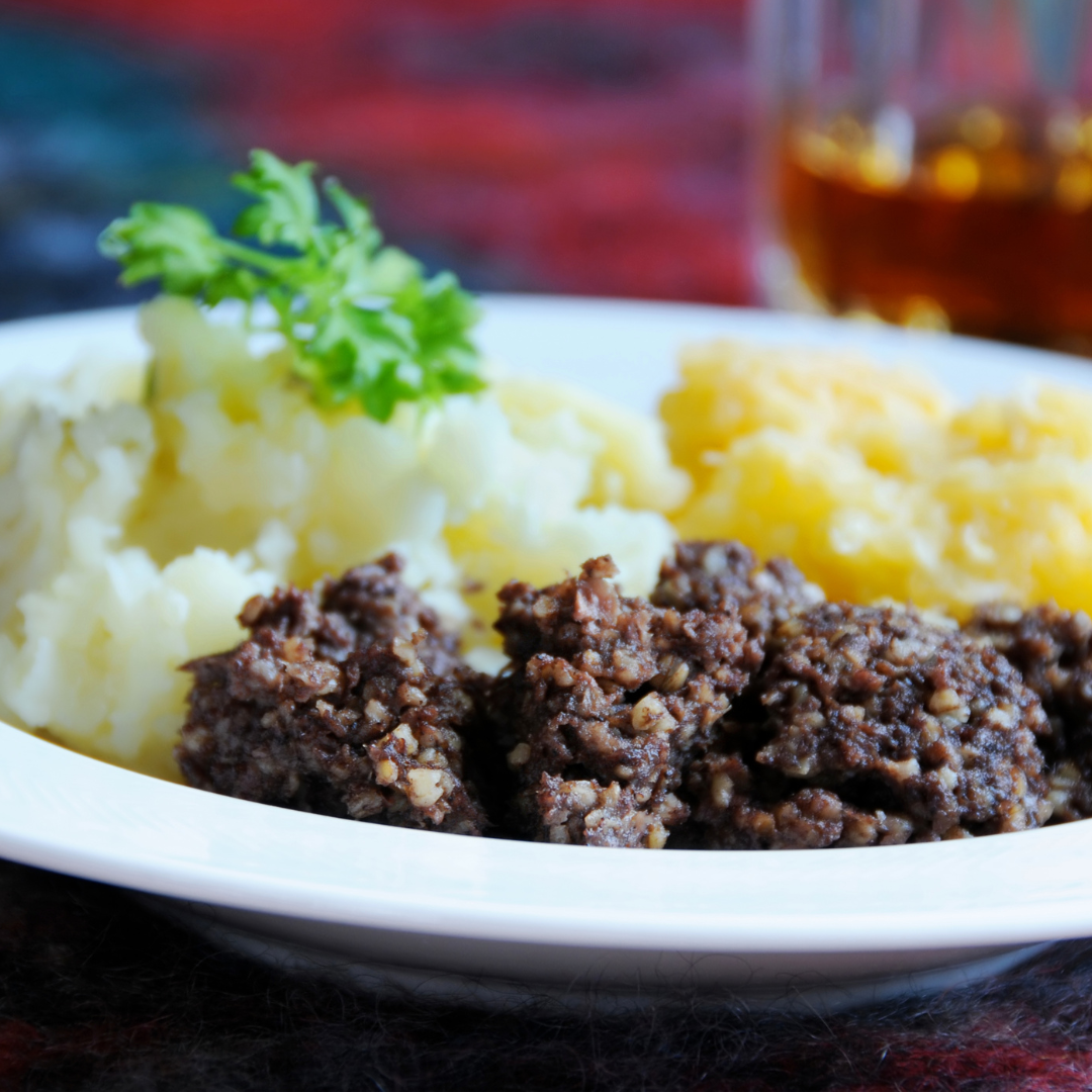 A plate of haggis, neeps and tatties A plate of haggis, neeps and tatties