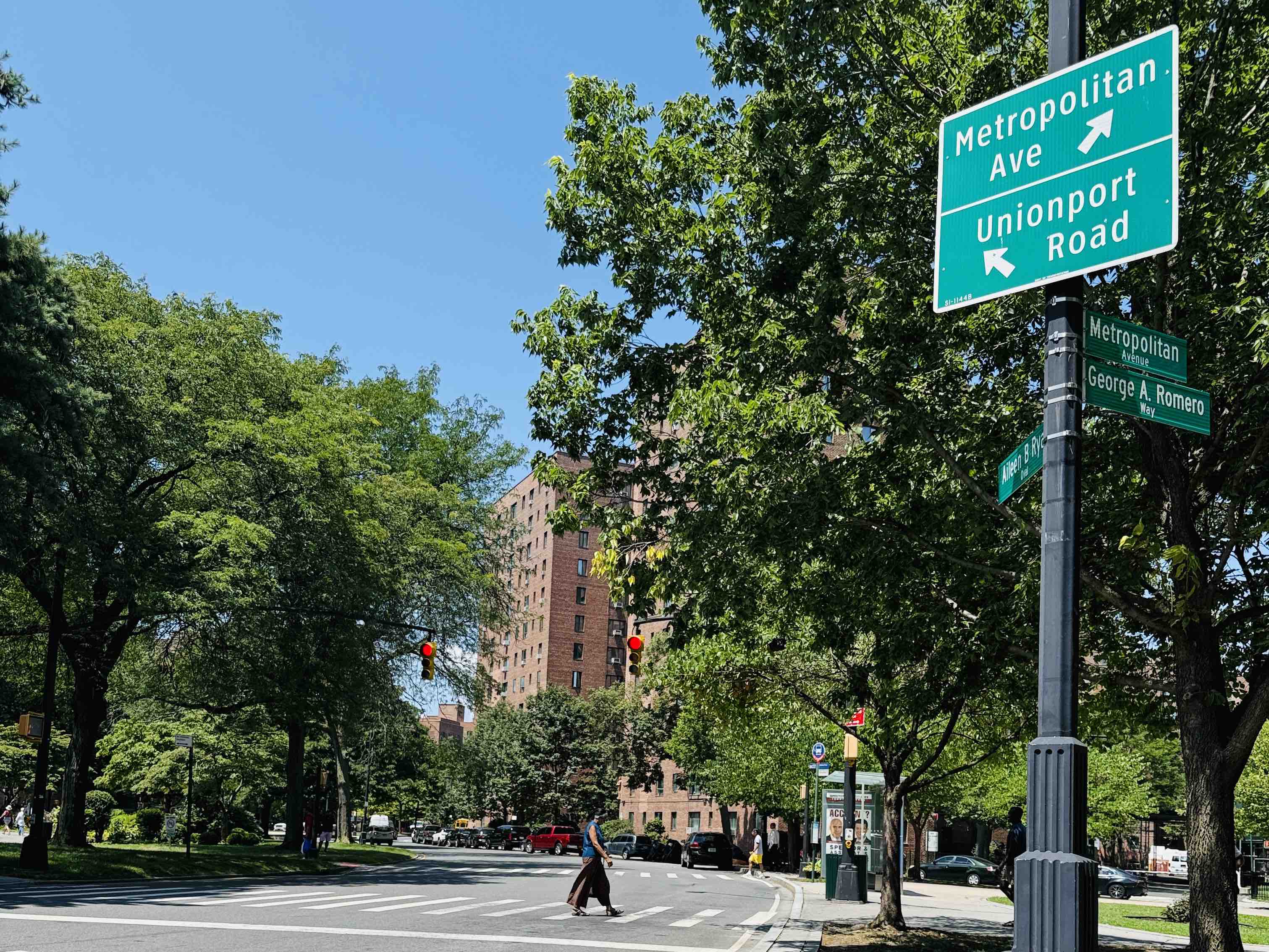 Entrance to Parkchester residential building