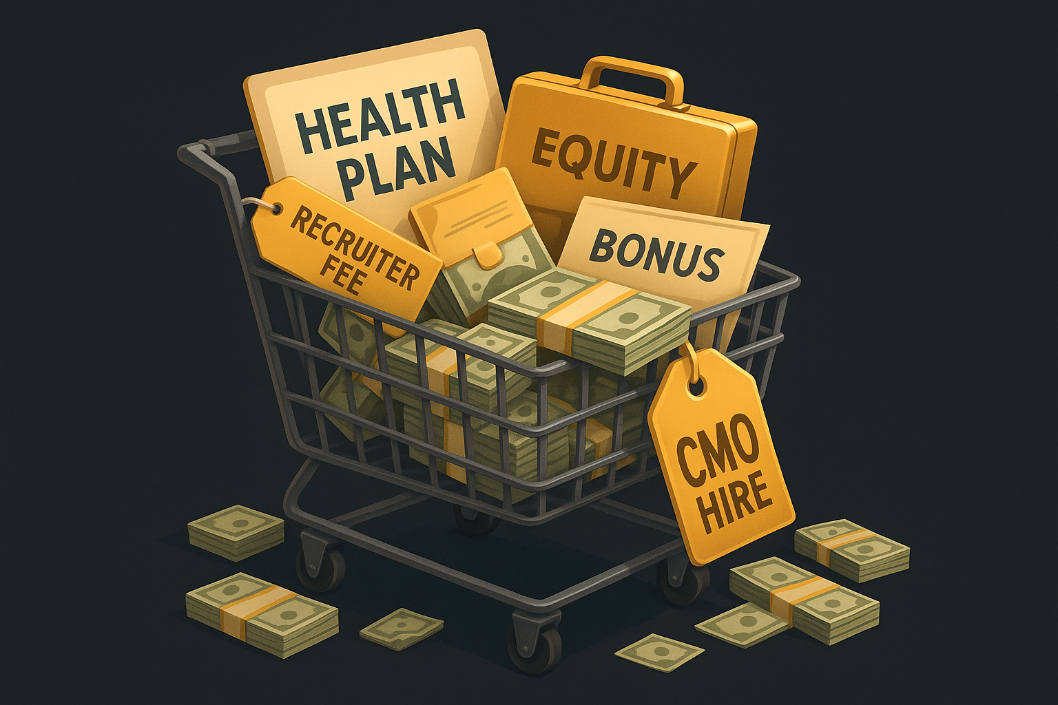 Kai Krups CMO hire All-in burden