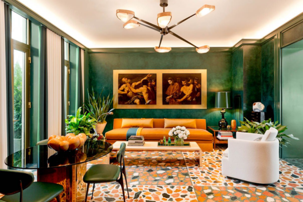 Bold patterns in interior design