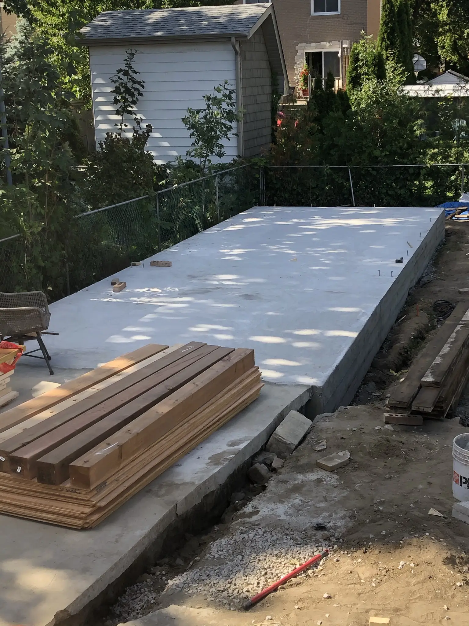 Build 4 Outdoors- Garage Build Toronto - Concrete pad Build 4 Outdoors- Garage Build Toronto - Concrete pad