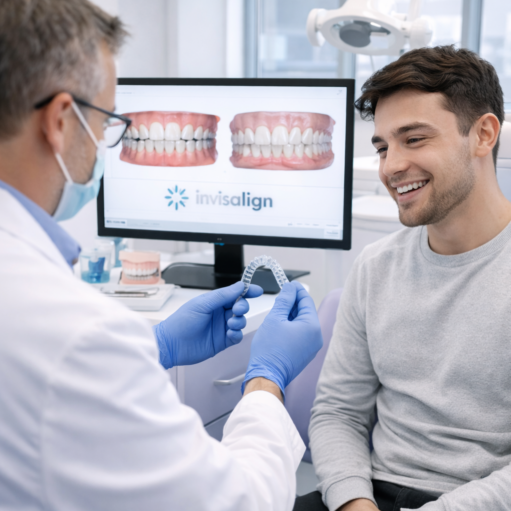 Clinique dentaire moderne et consultation Invisalign