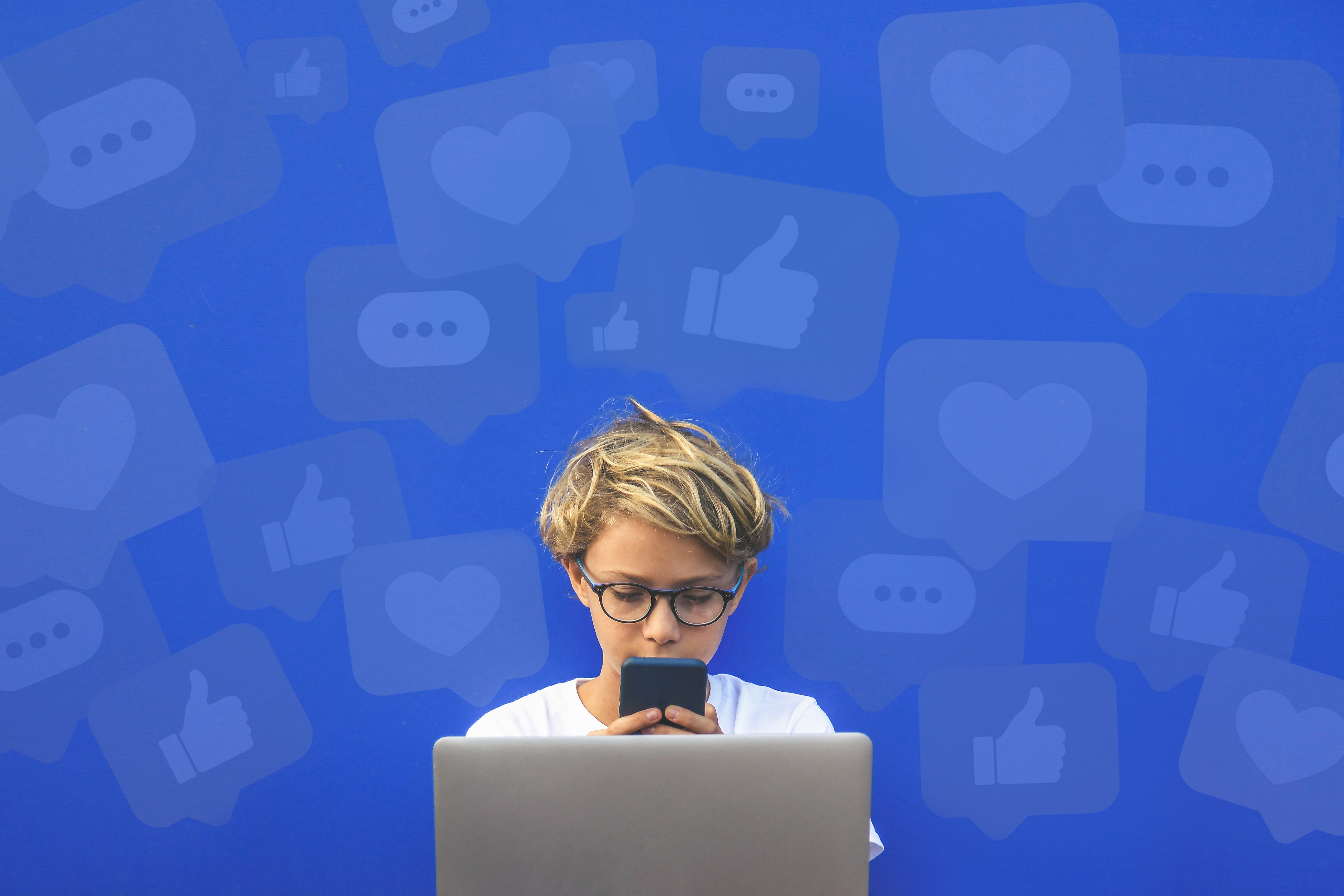 social media to find online students