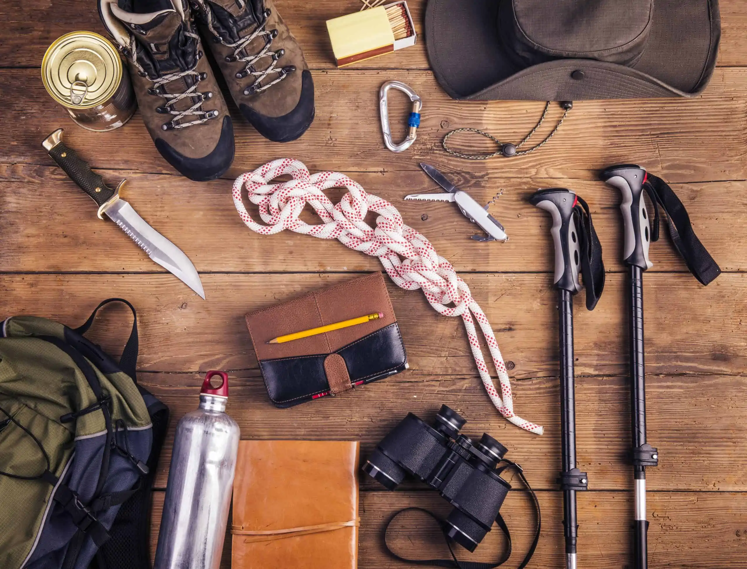 equipment for hiking