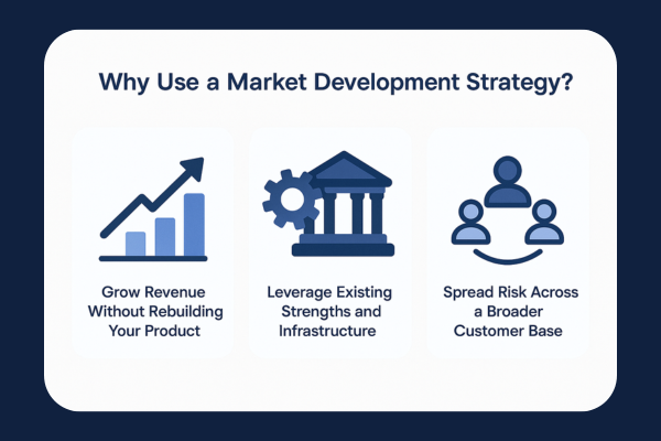 Why Use a Market Development Strategy? Why Use a Market Development Strategy?