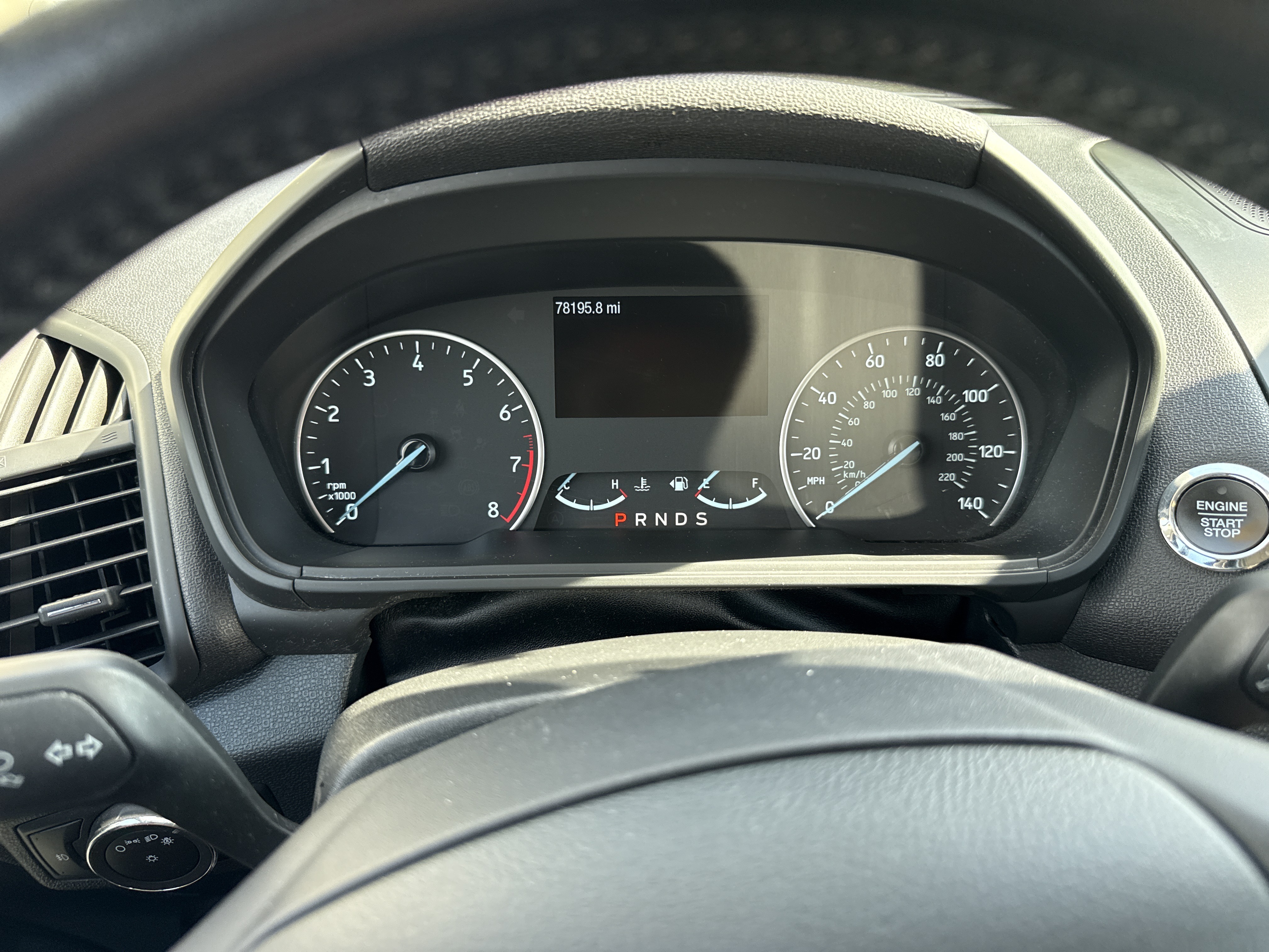 Ford EcoSport Dashboard