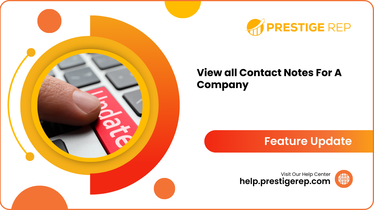 View all Contact Notes For A Company